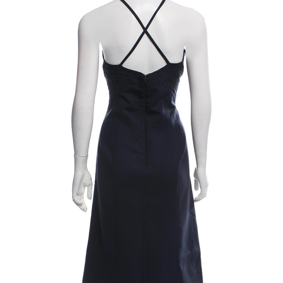 KaufmanFranco Black Midi Dress - Picture 3 of 15